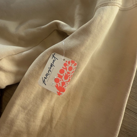 Free People Movement Women's Cream Joggers - Picture 3 of 4